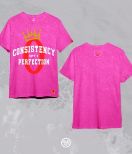CONSISTENCY over PERFECTION Tee Acid Washed