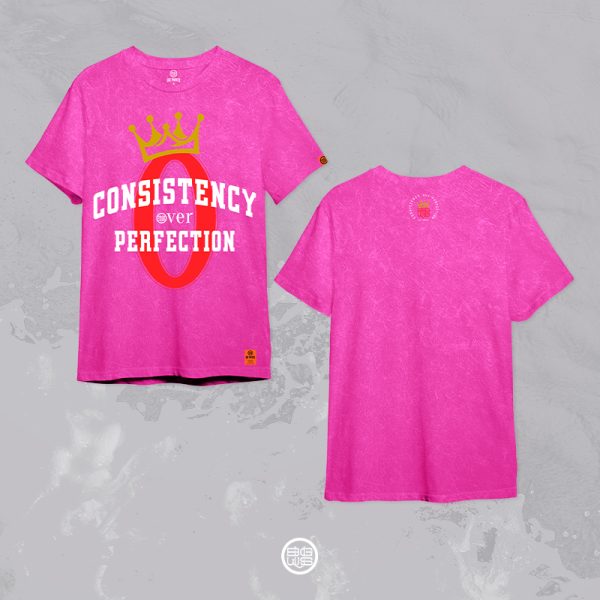 CONSISTENCY over PERFECTION Tee Acid Washed
